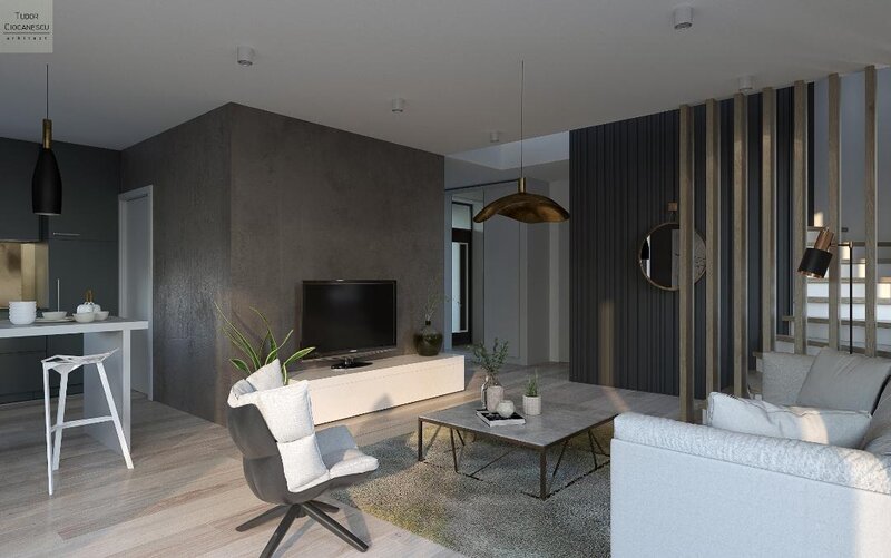 Vila premium stil scandinav la 500 m de Bucuresti.